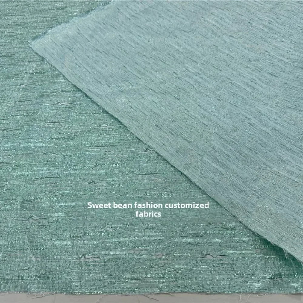 

Металлическая проволочная пряжа, окрашенная жаккардовая ткань, комплект платьев, парчовая ткань для дизайнера одежды, ткань для шитья своими руками, материал на метр