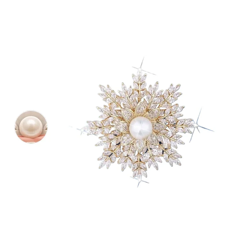 بروش تصميم راقي، إكسسوارات دبوس بإبزيم مضاد للضوء، هدية عيد ميلاد للسيدات