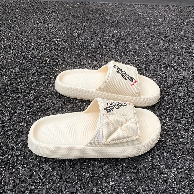 Adjustable Width and Size Slippers for Men, New Summer Outdoor Wear, Non-Slip Thick Sole, Height-Increasing Outdoor Trendy Couple's Sandals