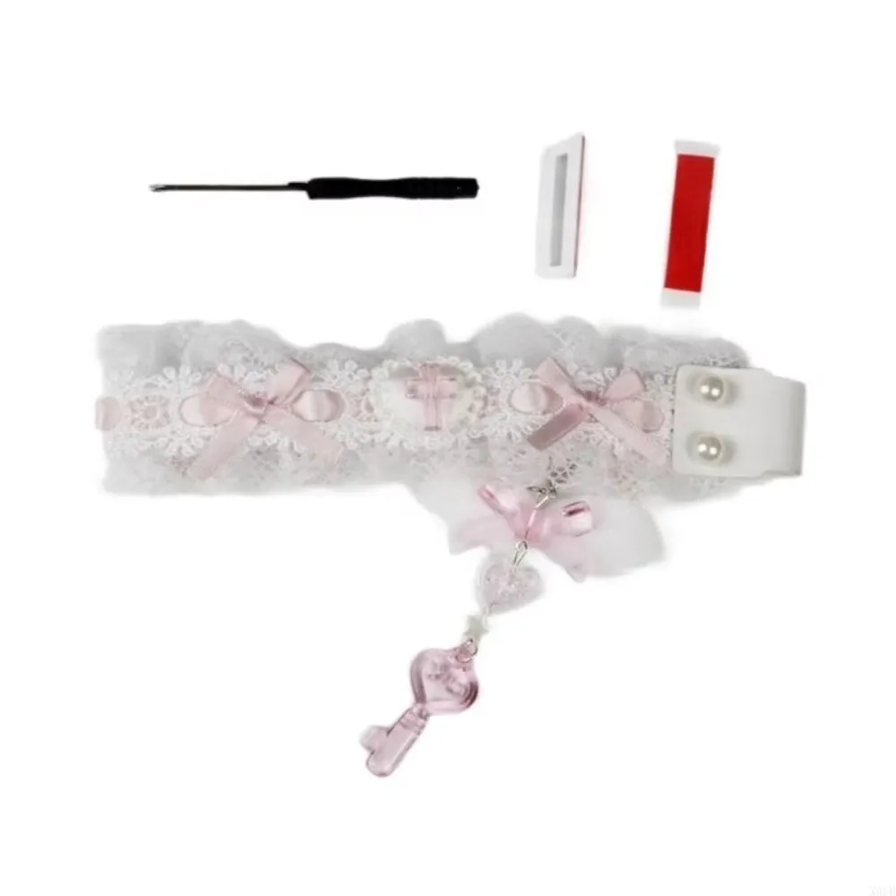 Lace Keyboard Ribbon Self-adhesive Personalized Mechanical Keyboard Strap DIY Keyboard Decor Accessories