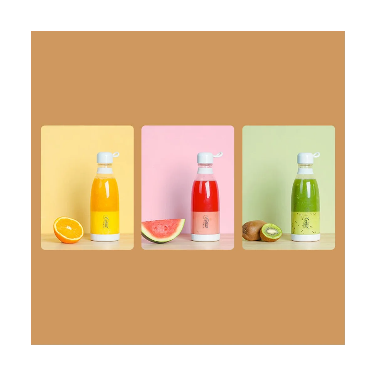 المحمولة USB عصارة خلاط مع كوب العصائر ، كوب عصير سريع ، خلاط فواكه صغير محمول باليد ، 300 مللي