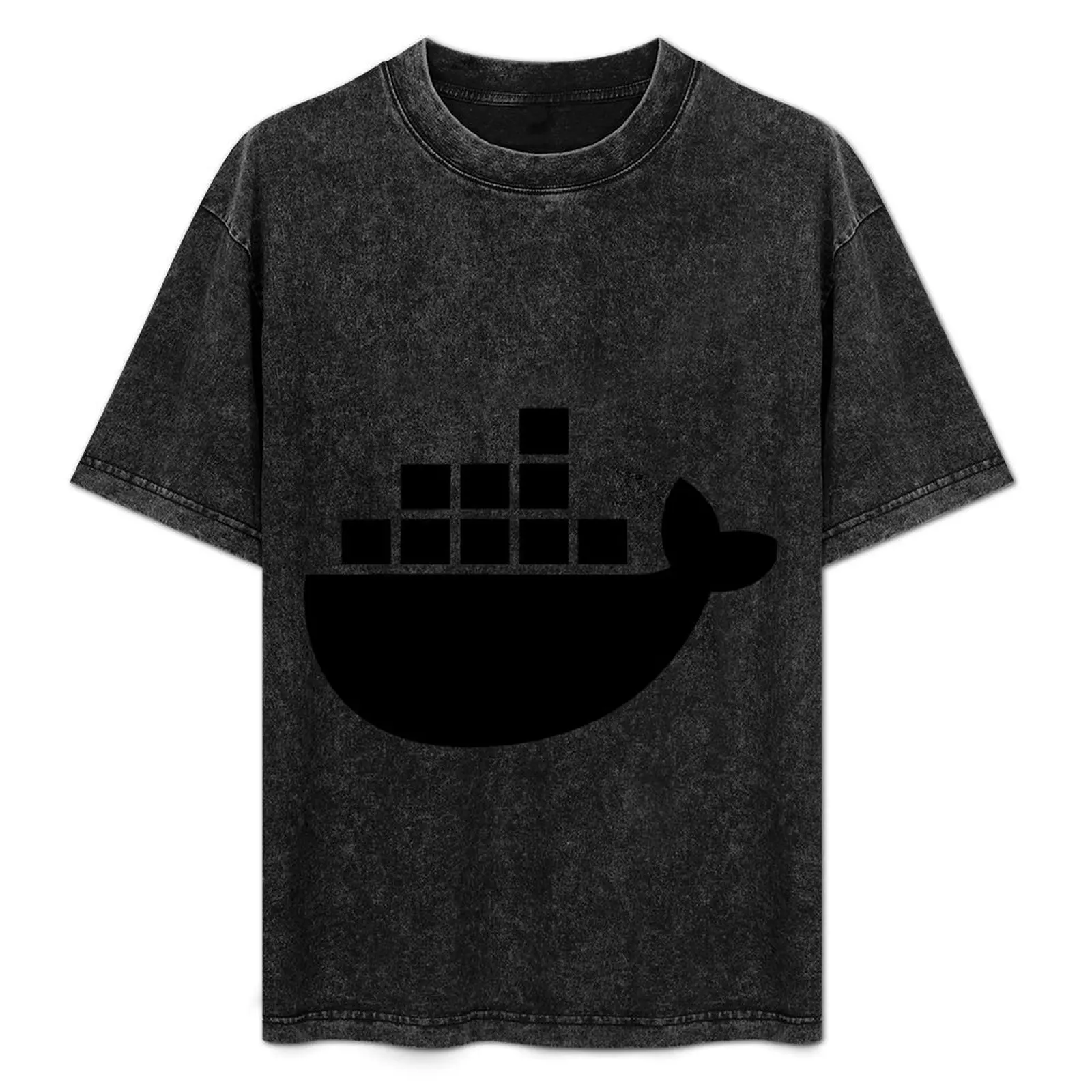 

Docker Moby T-Shirt Work Daily Short Sleeve Top