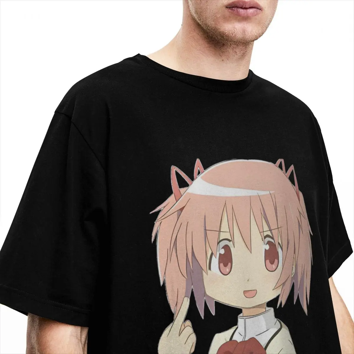 Men Women's MADoka Puella Magi Madoka Magica T Shirts Merch Cotton T-shirt Clothes Novelty Tees New Arrival