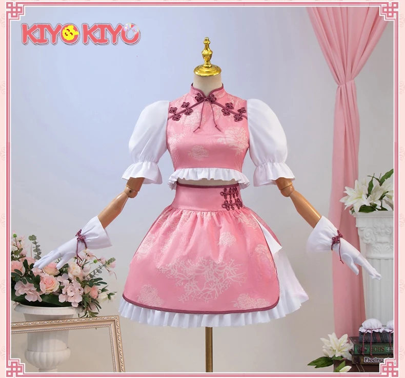 KIYO-KIYO Puella Magi Madoka Magica Kaname Madoka Dress Cosplay Costume Kaname Madoka Chinese Cheongsam Halloween Costumes