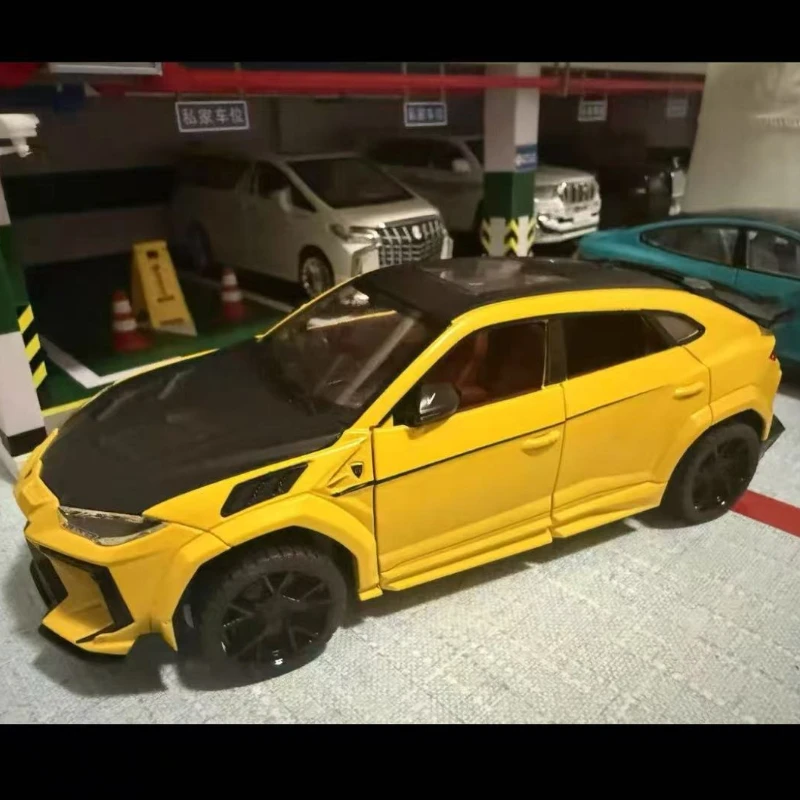 1:24 لامبورغيني أوروس بيسون مانسوري SUV سبيكة نموذج سيارة لعبة Diecasts صب المعادن الصوت والضوء سيارات لعب للأطفال مركبة #2