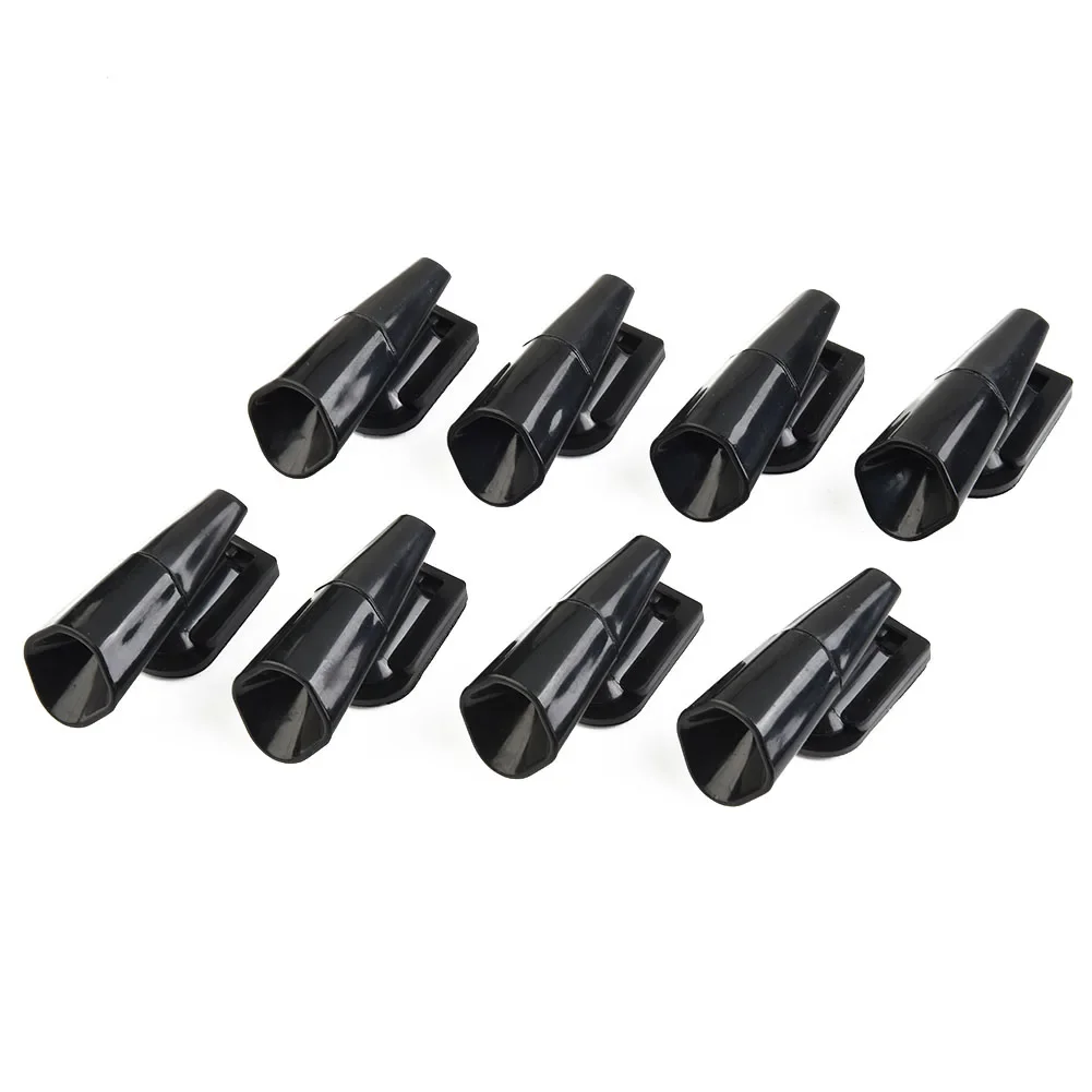 Langlebige Auto Repeller Warnungen Tier 8 Stück abs Zubehör 50x23mm Schwarz hirsch Pfeife Repeller Wind Hirsch Repeller