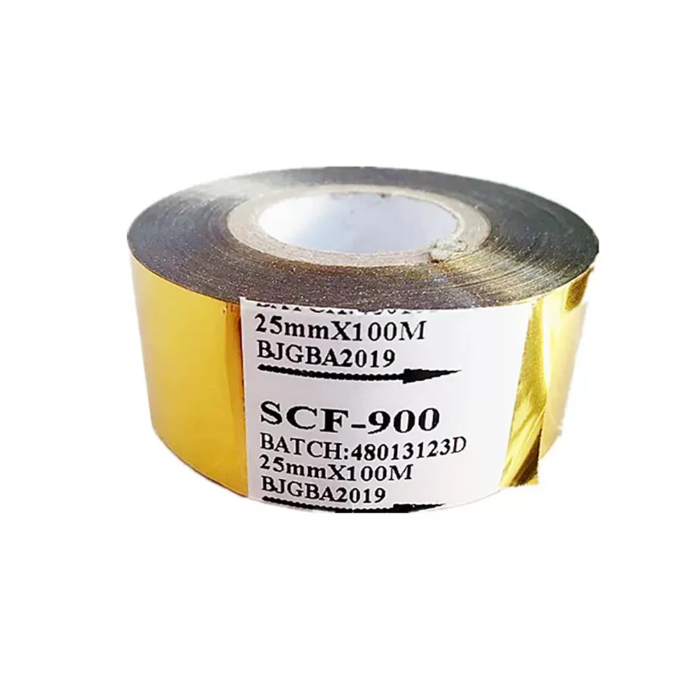 Gold coding machine ribbon SCF-900 heat transfer ribbon 25 30 35 * 100 color ribbon 10 PCS