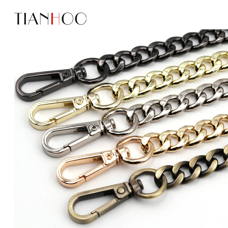 

120cm Wide 10cm Replacement Metal Handbag Chain Shoulder Strap for Made Handle Buckle Clasp Bag Hardware Accessories