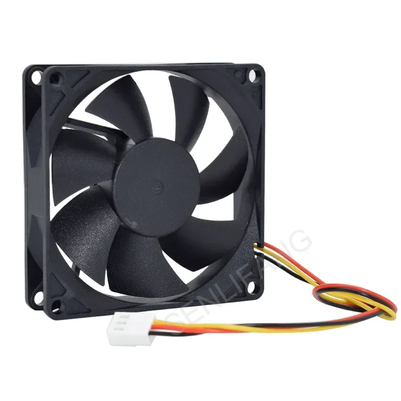 3pcs New Cooler For Y.S.tech Cooling FD128020HL 8020 DC12V 0.20A 3-Pin 8CM Square Fan