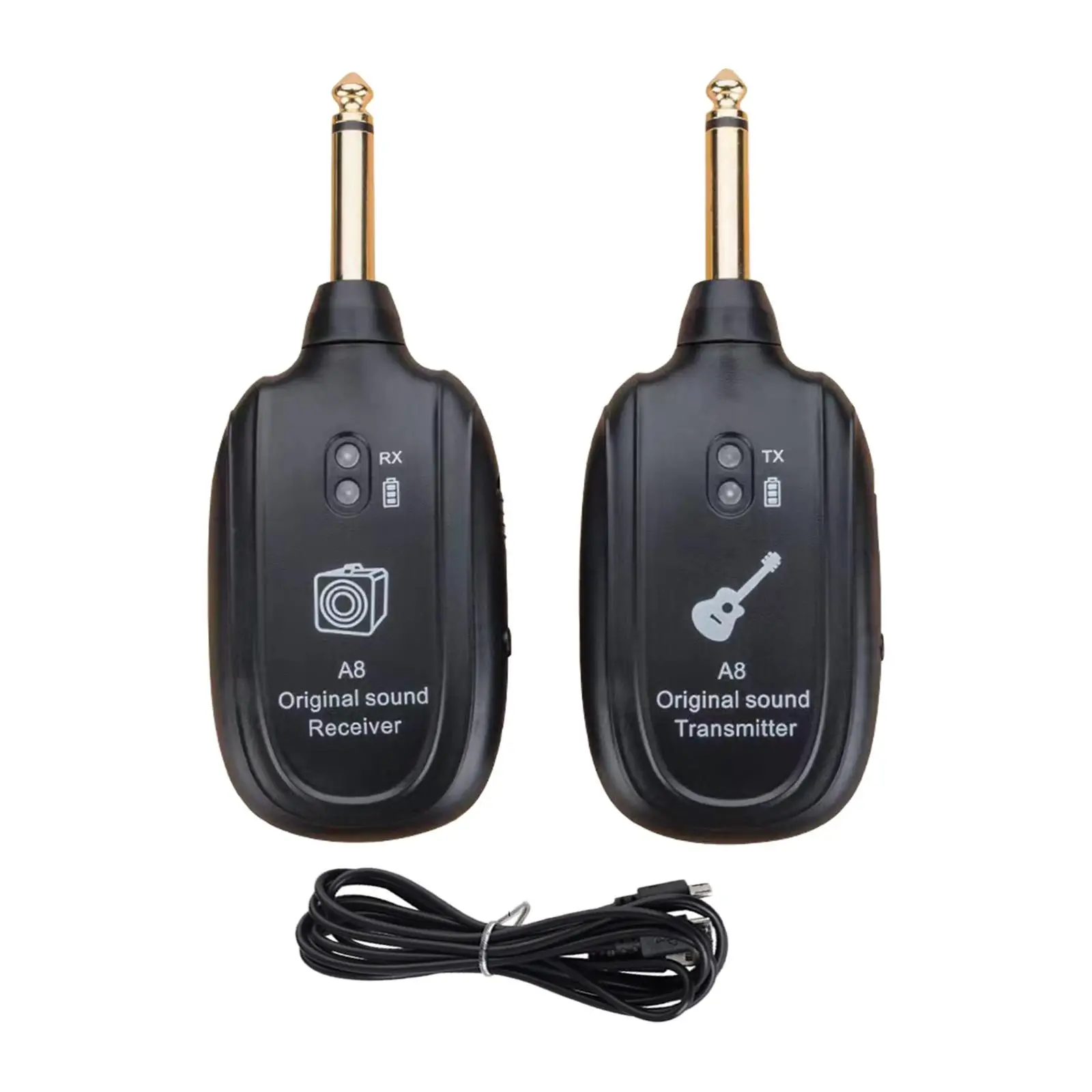 

Audio Transmitter Receiver Guitar Accessories Rechargeable Guitar Transmitter