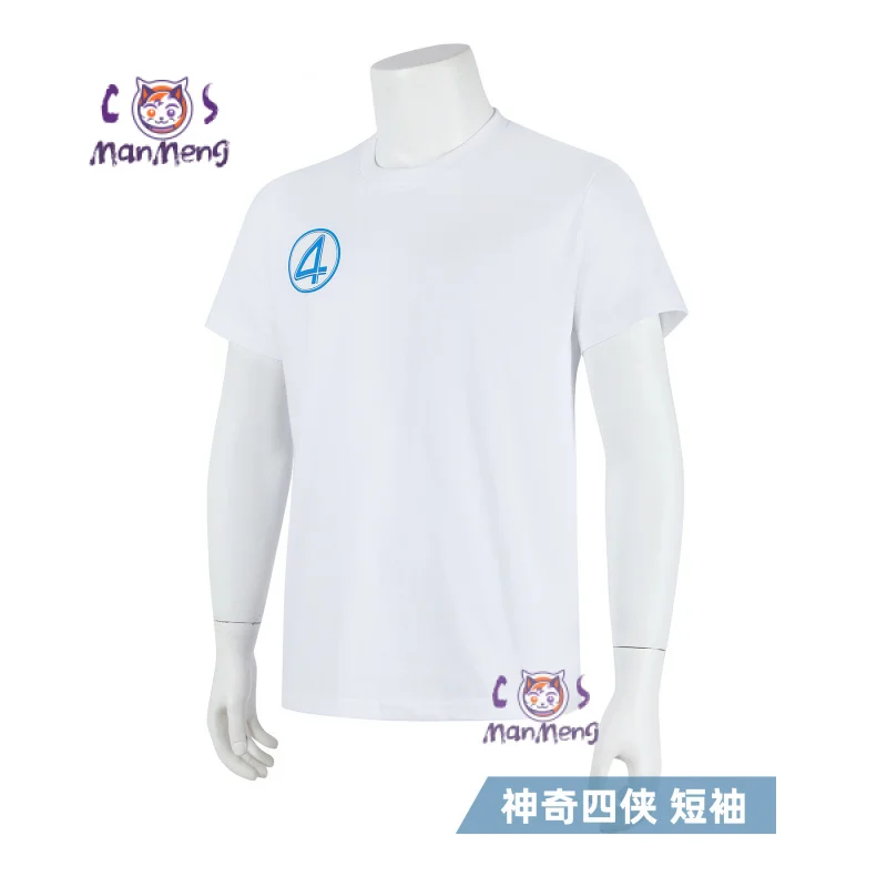 

Фантастическая четверка Мистер фантастическая невидимая женщина человеческий факел вещь косплей костюм Хэллоуин вечерние модная футболка с короткими рукавами