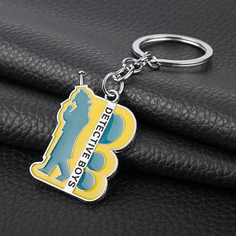 Detective Conan Keychain Character Pendant Keychain Men's Car Suspension Accessories Creative Key Holder Boutique Gift
