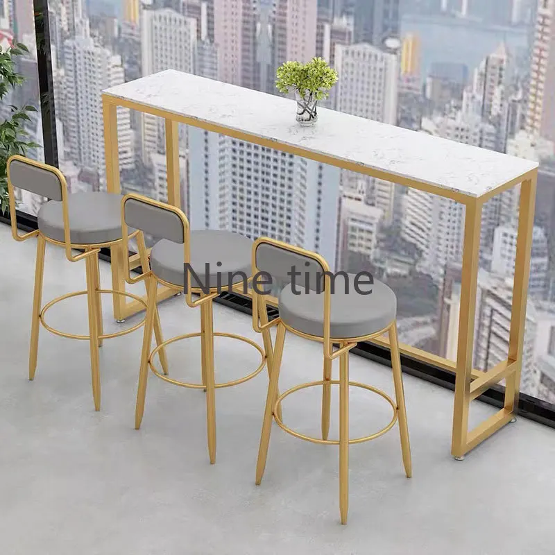 Aanrecht Minimalistische Bartafel Cocktail Esthetische Kleine Midden Eeuw Bar Tafel Drinksets Beistelltisch Lounge Meubilair