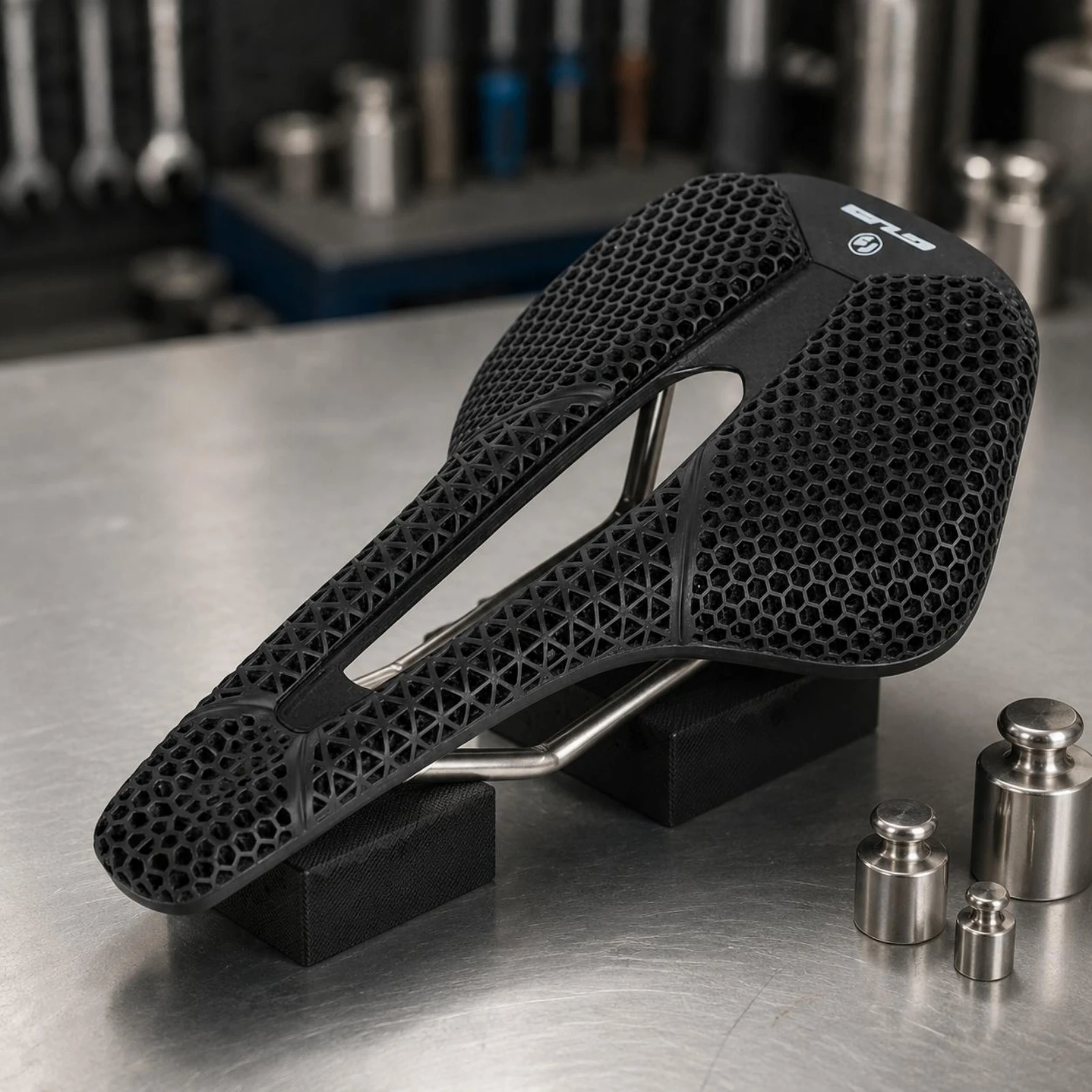 

3D-Printed Bike Saddle Lattice Lightweight Road Bike Saddle Cycling Gear Cutout Segmented Surface for Mountain Biking
