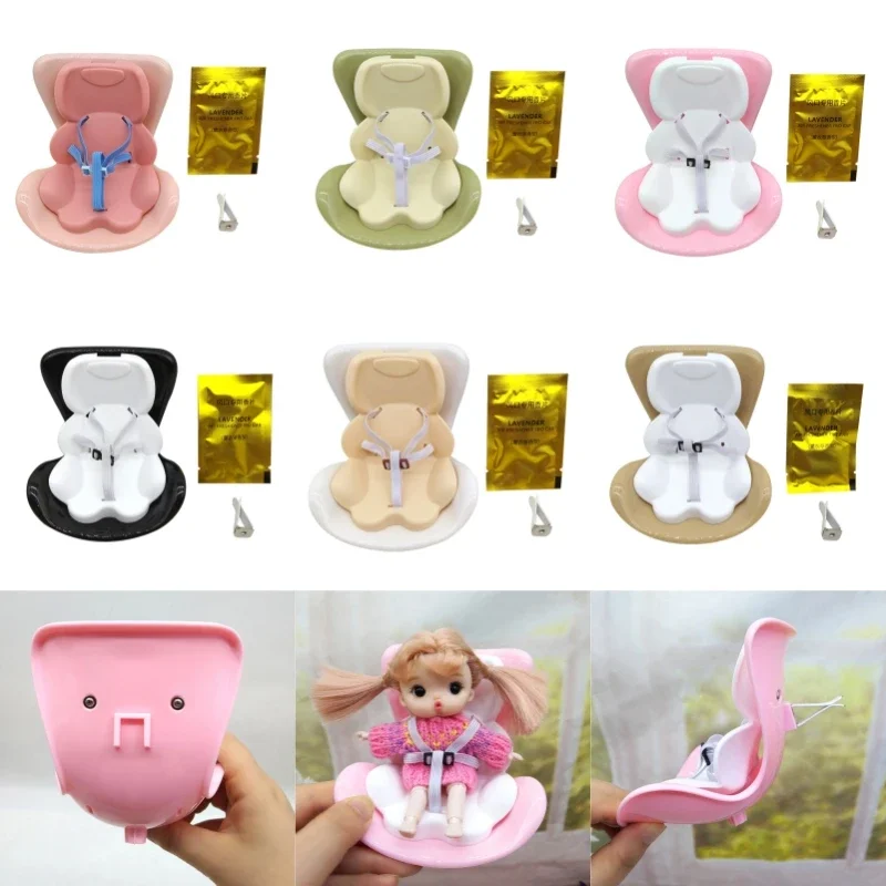 

1 Set Kawaii Doll Seat Car Air Aromatreatment Decoration For All Dolls Within 18cm Car Doll Safety Seat