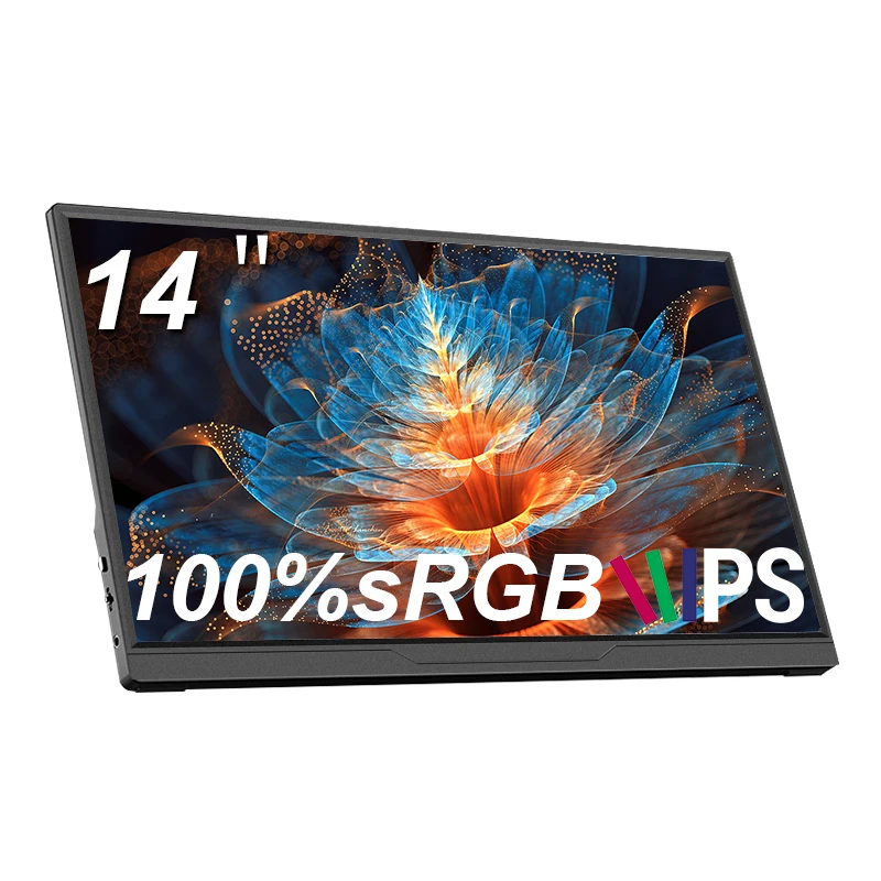 LANLIPU 14/161inch Portable Monitor 100sRGB 1200P IPS Second Screen For Cell phone Xbox Switch PS4/5 Laptop Extension Gaming