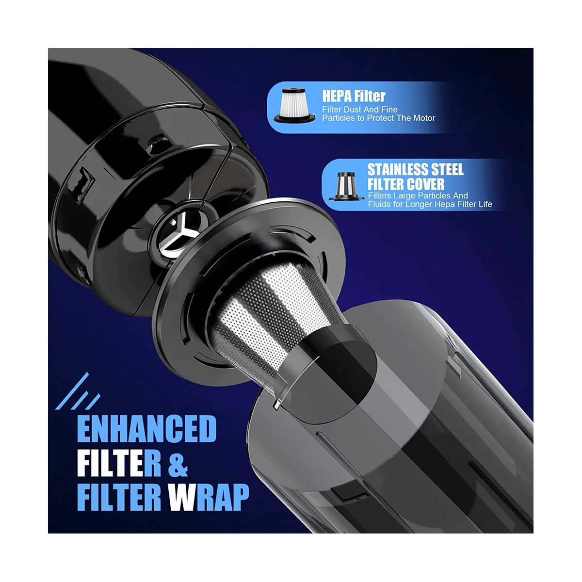 A14G-Hand Vacuum Cleaner Cordless Portable Handheld Vacuum Rechargeable Small Car Vacuum with 120W High Power