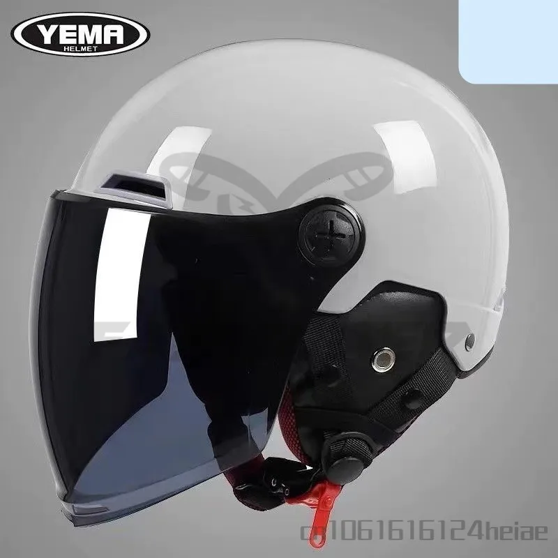 Yema-lente do capacete da motocicleta, proteção solar do verão, original, transparente, 351, 350