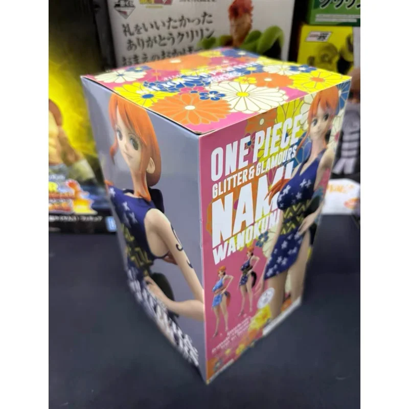 

В наличии Bandai Original Banpresto One Piece Glitter Glamours Nami Фигурка Модель Куклы Совершенно новые в упаковке Персонажи аниме