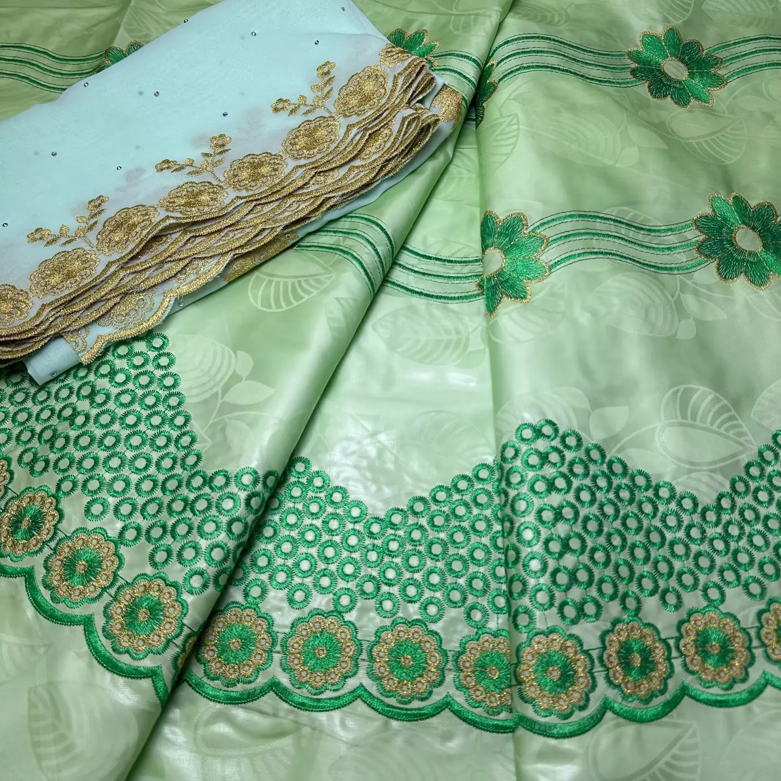 Рисунок 6 - 7 ярдов вышивка африканская ткань