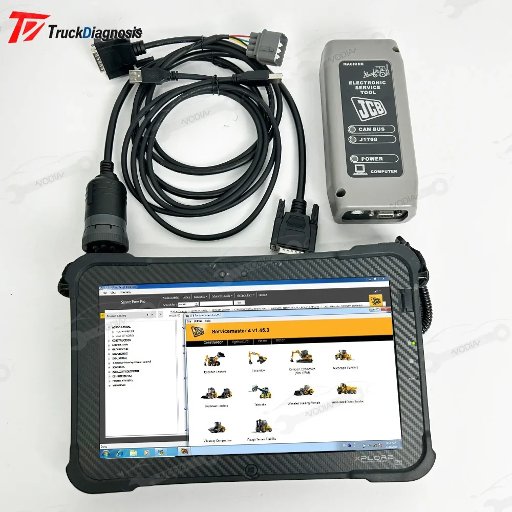 

2024 For Jcb Auto Diagnostic Scanner Suitable Full Set for JCB Master Spare Parts Electronic Service Tool +Tablet