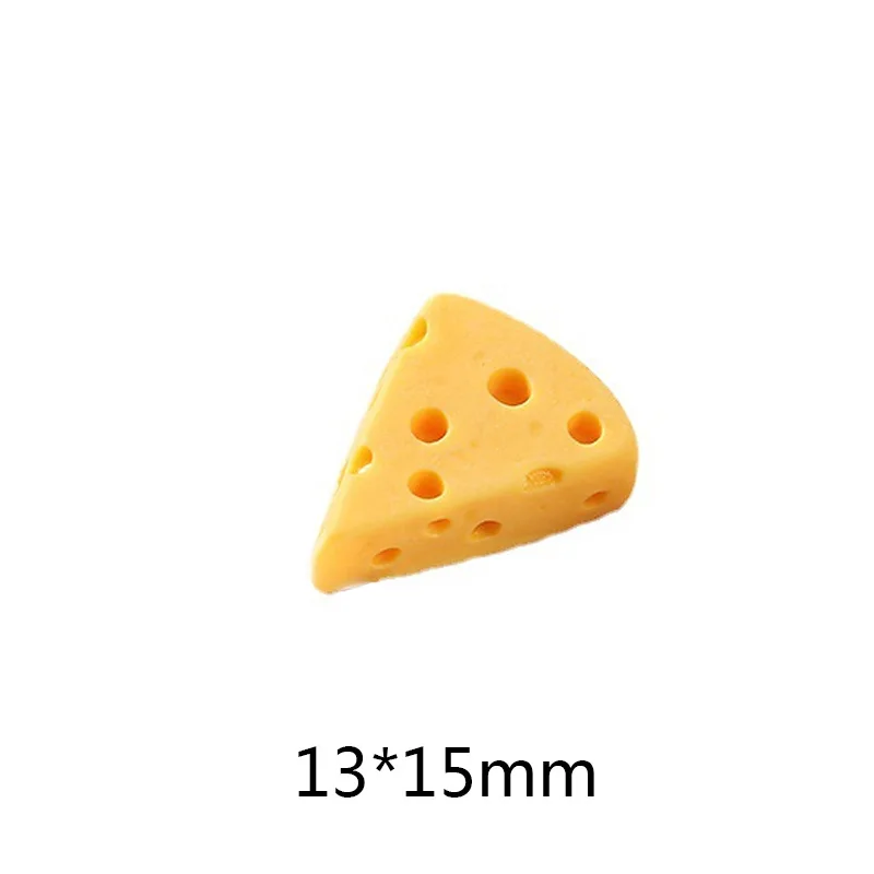 10 stücke Simulierte Harz Lebensmittel Käse Maus Für Ornamente Miniatur Modelle Für Puppen Küche Spielzeug Haar Zubehör Dekoration – Detail 11