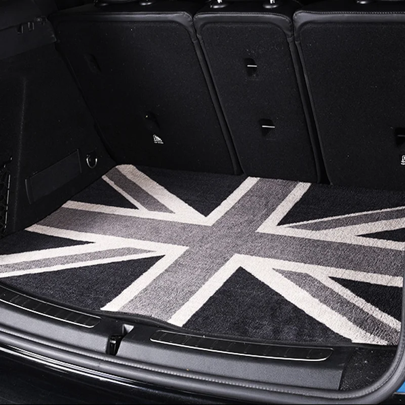 Union Jack Car Rear Trunk Mat For MINI COOPER F54 F55 F56 F60 R55 R56 R60 One S JCW Clubman Countryman Hatchback