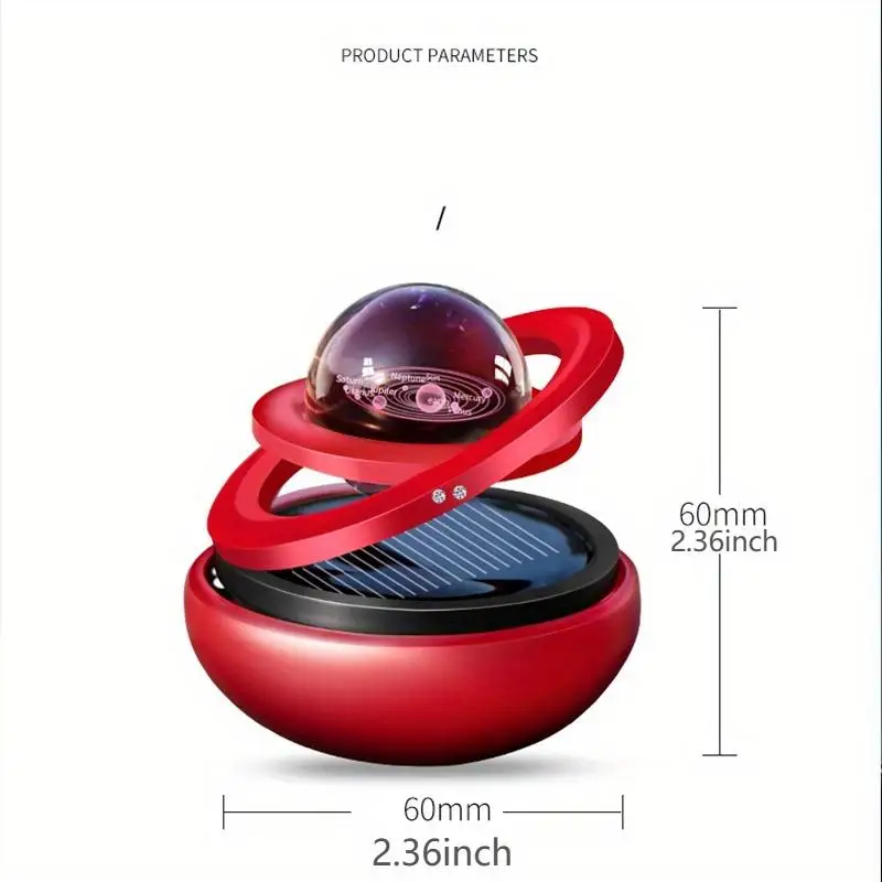 Solar Magnetic Levitation Car Rotating Ornaments Solar System Figurines Decoration Accessories Creative Gift