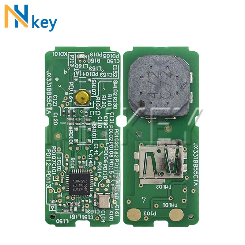 NH KEY Motorcycle Key 433NHz ID49 Chip SKEA7E-03 Replacement Remote Key For AEROX JAUNS QBIX XMA XMAX300 NVX NVX155