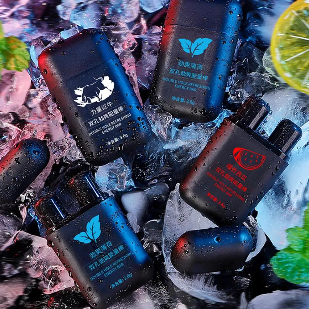 نكهات متعددة الأنف التنفس عصا ثقوب مزدوجة عصا الأنف الاستنشاق تجنب منعش الروائح عصا الاستيقاظ النوم W5G7 #6