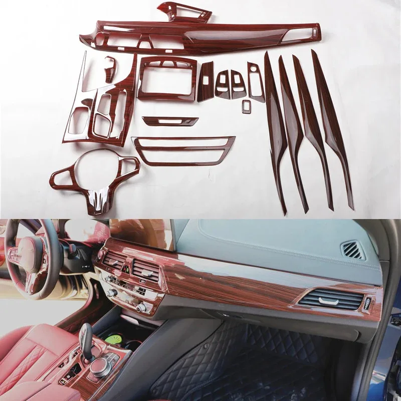 

Заводские горячие продажи аксессуаров для салона автомобиля из углеродного волокна для 5 серии 2018 2019 2020 2021 2022 540 525 530 G30 Панель переключения ветра