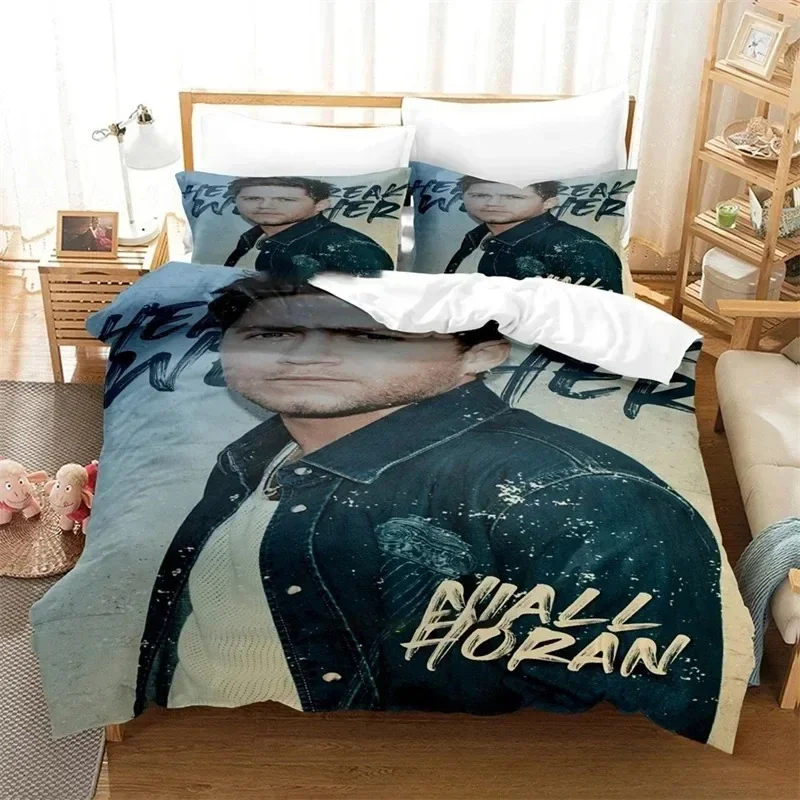 

3D Print Niall Horan 3D NEW Duvet Cover Pillowcase Bedding Set Adult Boy Girl Bedroom Decoration Children Single Double Large