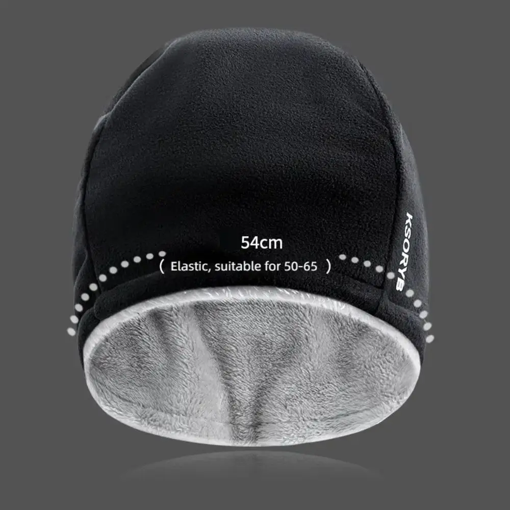 New Windproof Winter Mask Helmet Ear Protection Velvet Head Cover Cycling Earmuffs Knitted Hat Women Men