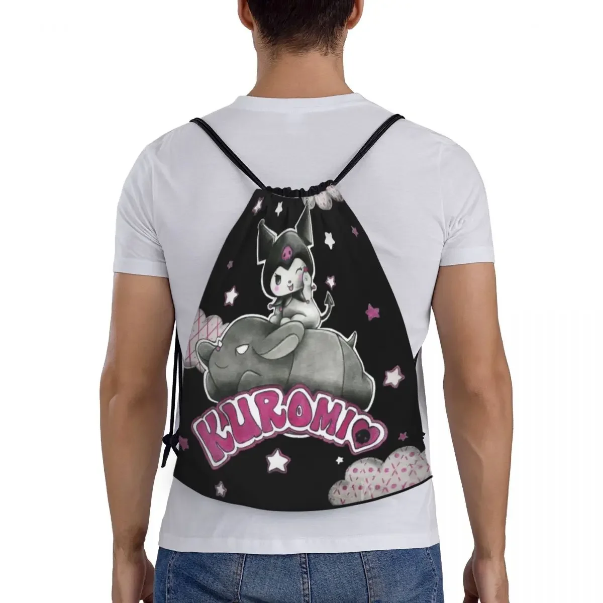 حقيبة رياضية محمولة من كورومي، حزام برباط سميك، حقيبة ظهر للركوب، حقيبة أحذية برباط لصالة الألعاب الرياضية، حقائب ظهر للملابس