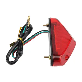 通用型 12V 摩托車尾燈牌照燈煞車燈,適用於踏板車、輕型摩托車、越野摩托車等配件 8 最佳銷售 摩托車燈 - №8