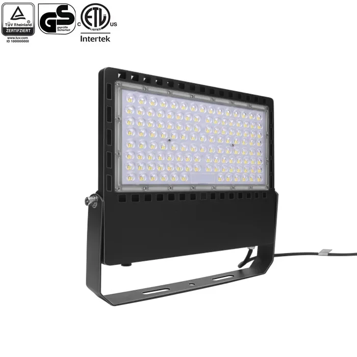 Aluminum Lamp Shell Good Heat Sink IK08 150lm/w Outdoor Led Light IP66 200w Led Flood Light