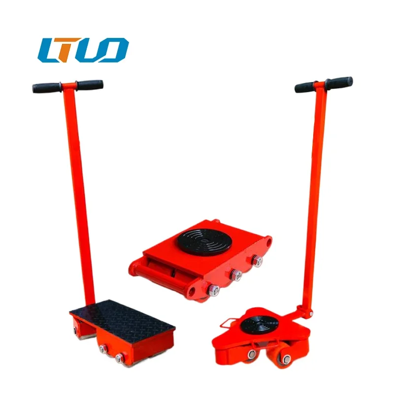 Heavy Duty Cargo Trolley Transport 180 Degree Moving Trolley CRA Type Cargo Trolley 6 Ton