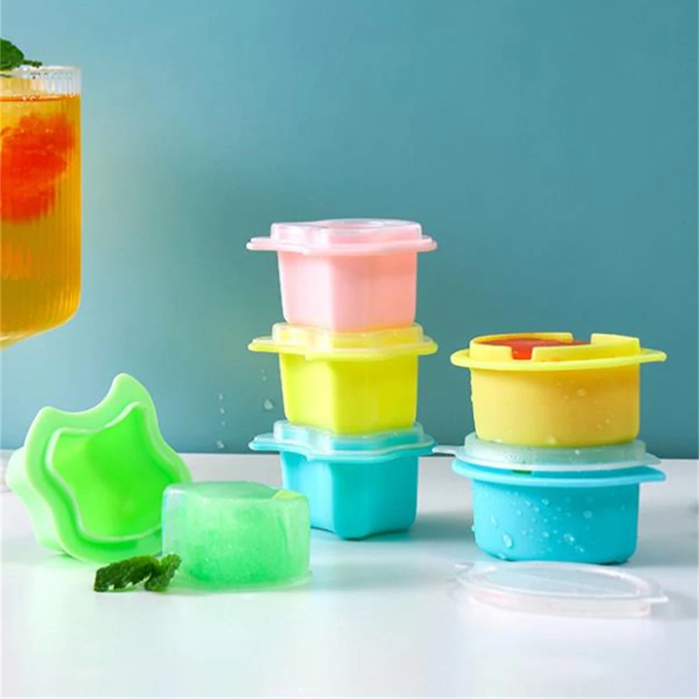 1~4PCS Homemade Ice Lolly Moulds Single Cake Mold Kitchen Gadgets Ice Maker Summer Freezer Popsicle Mold Creative