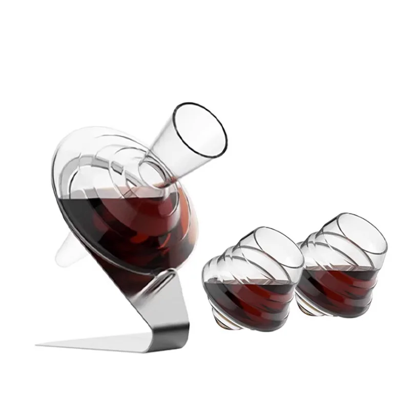 

Modern Italian glass wine set combination ornament tea room study desktop home