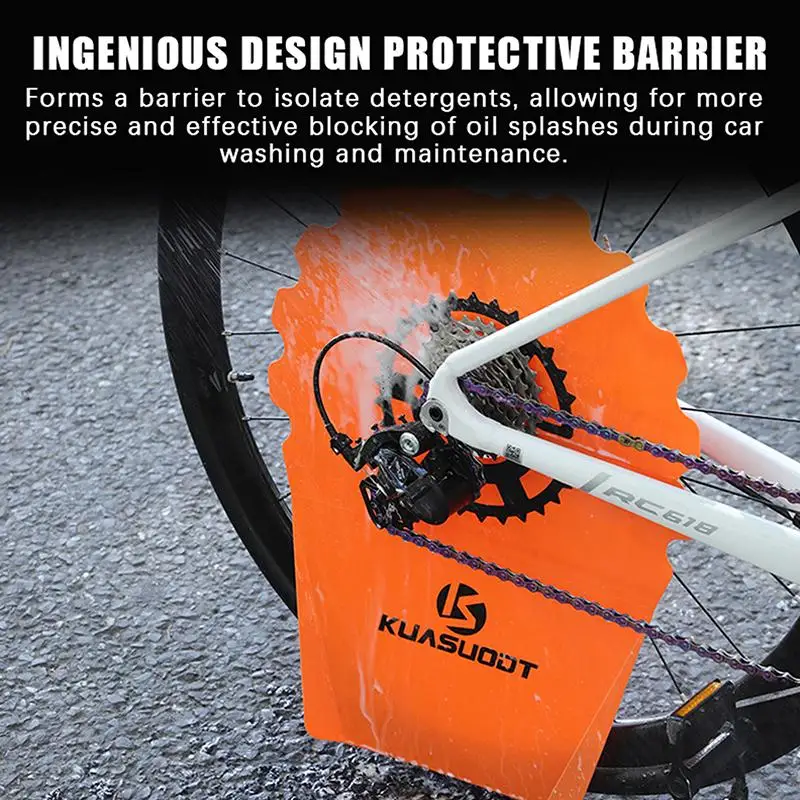 PVC-Fahrrad-Scheibenbremsschutz gegen Verschmutzung, langlebige staubdichte Abdeckung für die tägliche Fahrradreinigung und -wartung – Detail 2