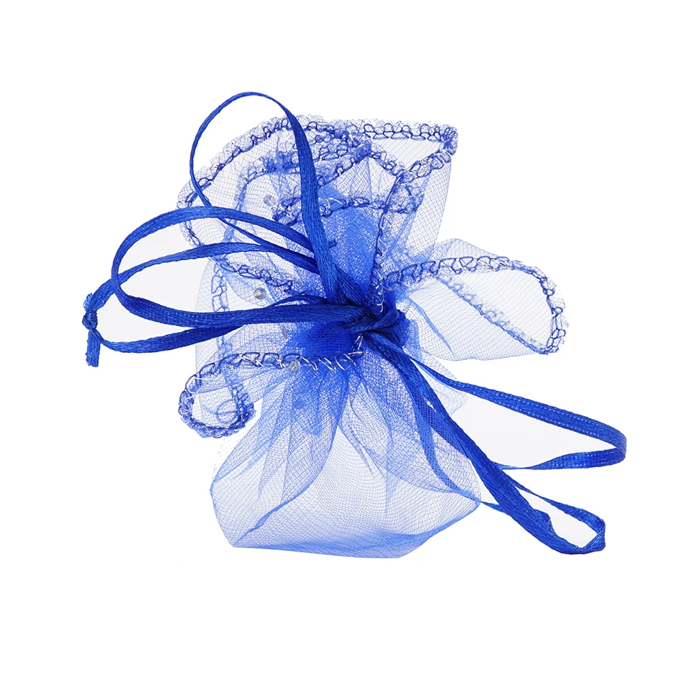 

36 шт., 25 см, круглый мешочек из органзы для ювелирных изделий, конфет, подарочные пакеты для свадебной вечеринки