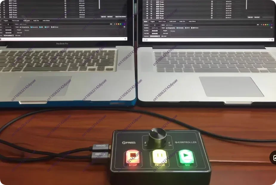 Qlab controller, qlab/midi dual USB master/backup controller, compatible with all versions of Qlab for Figure53