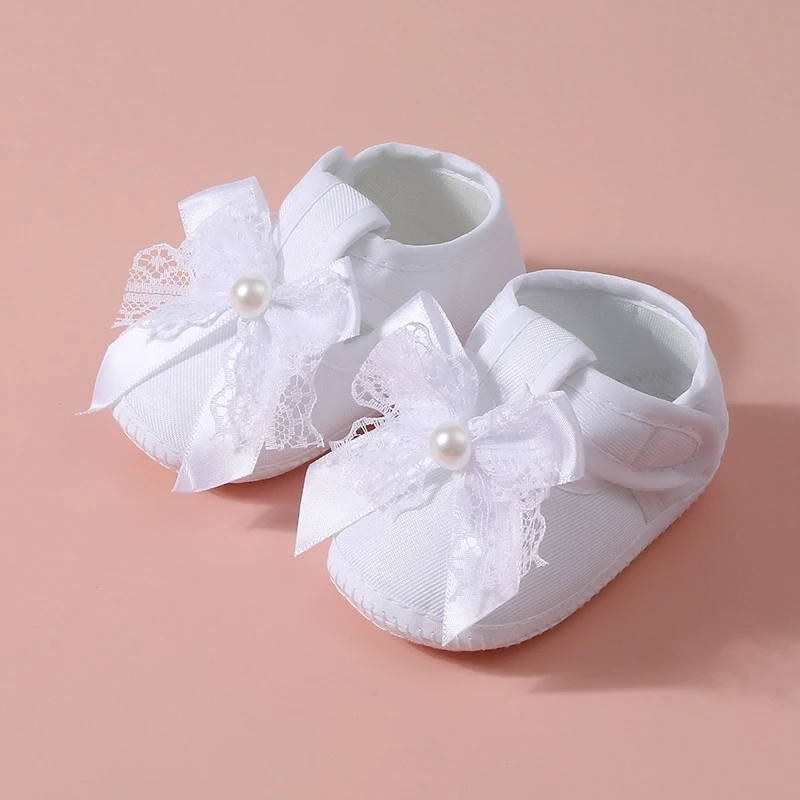 Baby Mädchen Schuhe Anti-slip Weiche Sohle Neugeborene Erste Wanderer Süße Bowk Prinzessin Hochzeit Geburtstag Schuhe Infant Casual Flache