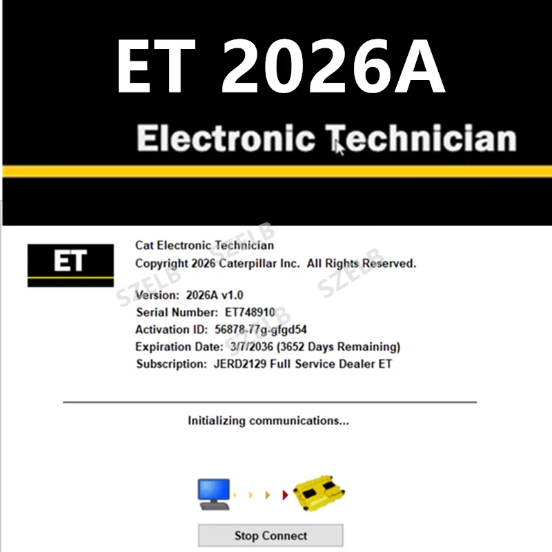 Cat ET 2026A 2019C+Keygen Electronic Technician Diagnostic Software for Caterpillar Engines and Machines Free Installation