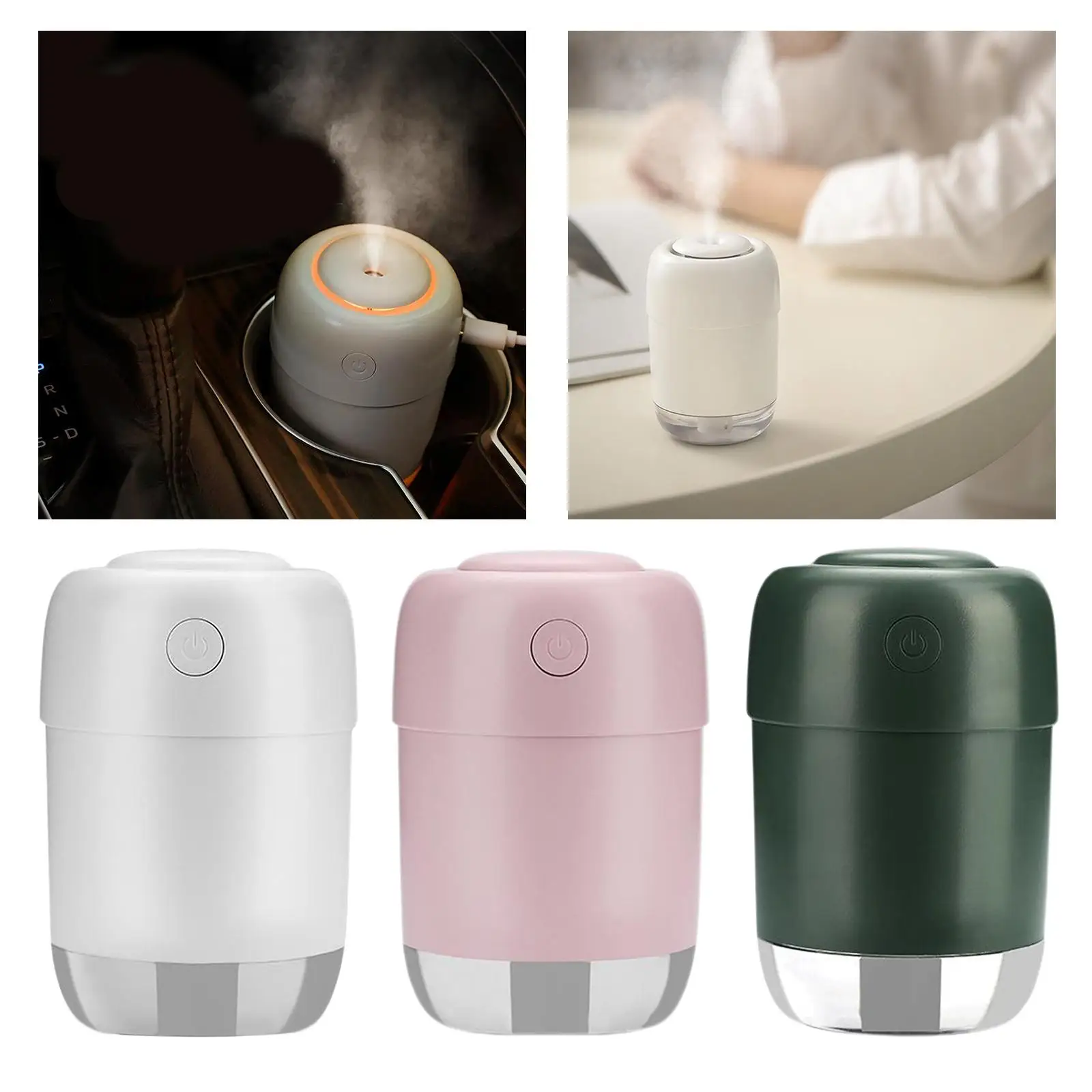 Mini Cool Mist Air Humidifier Humidifier Diffuser Silent for Car Travel