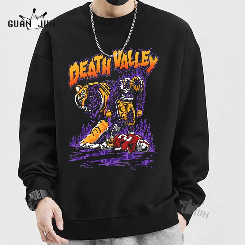 Death Valley Sweatshirts for Men Women Oversized Hooded Cotton Long Sleeve Sportman Graphic Hoodies Mens Clothes Streetwear