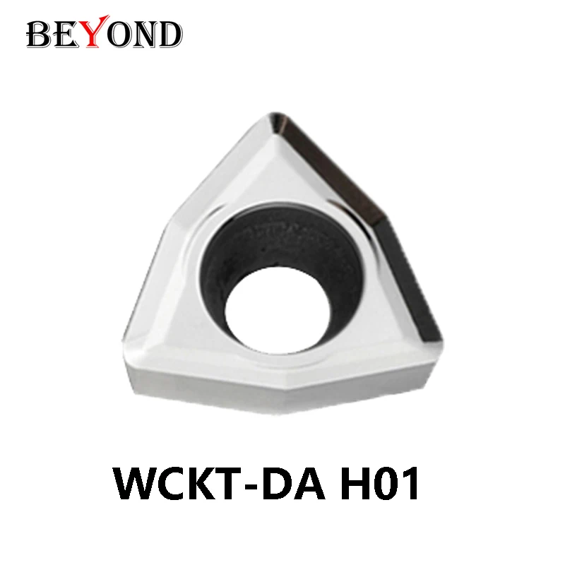 BEYOND WCKT030208-DA WCKT040208 WCKT050308 WCKT06T308 WCKT080412-DA H01 Carbide Inserts For U Drill WCKT Processing Aluminum CNC