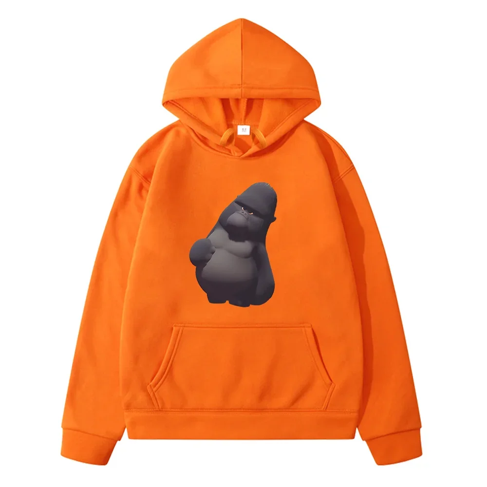 Party Animals Orangutan Game Cartoon Hoodies Boys Girls Kawaii Cartoon Sweatshirts Long Sleeve Comfortable Children Pullovers