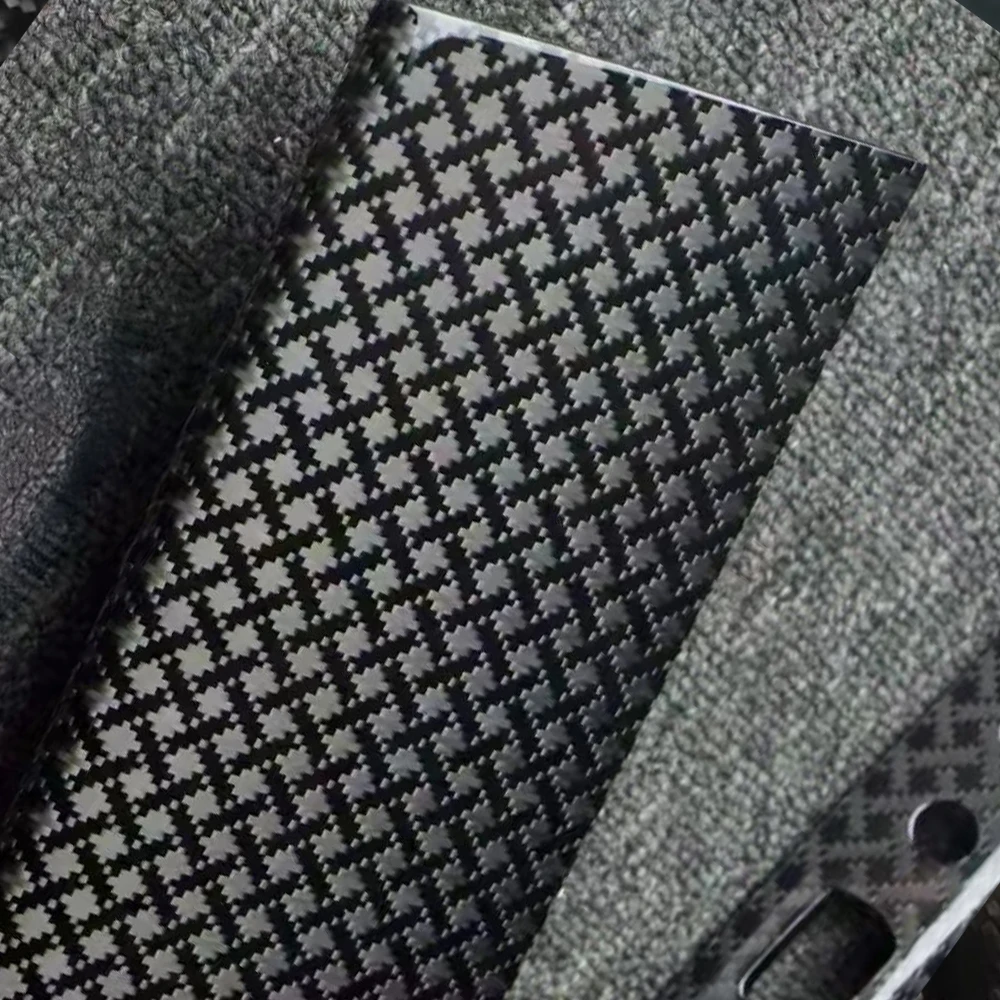 FOR Rolls-Royce Interior Textured Carbon Fiber Wrap Vinyl Film Motorcycle Decal Braided Texture Carbon Accessories Low Viscosity