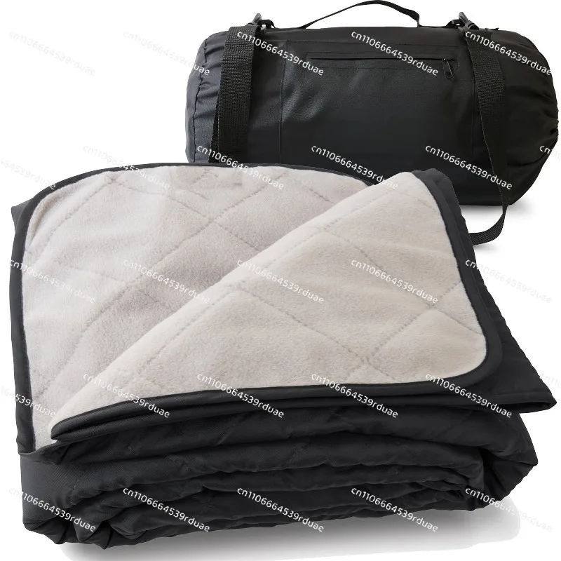 

Outdoor Fleece Camping Blanket Waterproof Thickened Portable Picnic Mat Moisture-proof Machine Washable